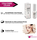 Cola Cílios Postiços Transparente Macrilan Prova D'água