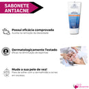 Tratamento Facial Completo Antiacne Phallebeauty Kit 4 Un