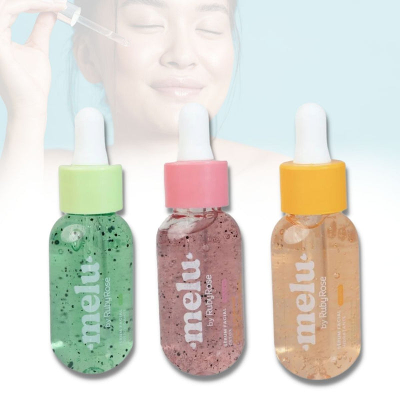 Sérum Facial Antioxidante Detox Hidratante Ruby Rose Kit C/3 Unidades