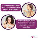 Sérum Facial Antioxidante Detox Hidratante Ruby Rose Kit C/3 Unidades