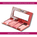 Quarteto De Blush Ludurana Makeup