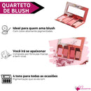 Quarteto De Blush Ludurana Makeup