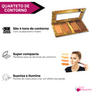 Paleta Contorno Facial Quarteto Ludurana
