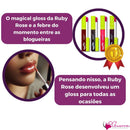 Magical Gloss Melu Ruby Rose - Brilho Intenso e Cores Vibrantes à sua Escolha!