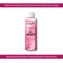 Demaquilante Bifásico de Rosa Mosqueta Porán 150 ML - Remove Maquiagem Limpa e Hidrata