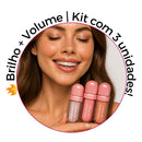 Lip Gloss Aumenta Lábios Sarahs Beauty C/3 Unidades