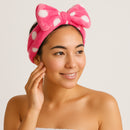 kit faixa modelo lacinho+ esponja de silicone formato polvo