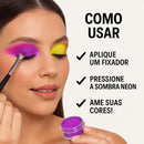 Sombra Neon Solta Ultra Pigmentada | Maquiagem Colorida Brilhante