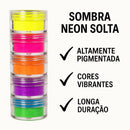 Sombra Neon Solta Ultra Pigmentada | Maquiagem Colorida Brilhante