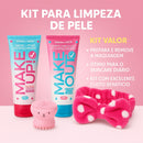 Kit Limpeza Facial Derma Chem + Faixa Spa + Massageador