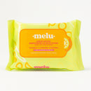 Lenço Removedor de Maquiagem Melu | 25 Un | Vitamina E + Aloe Vera | Cheirinho de Melão