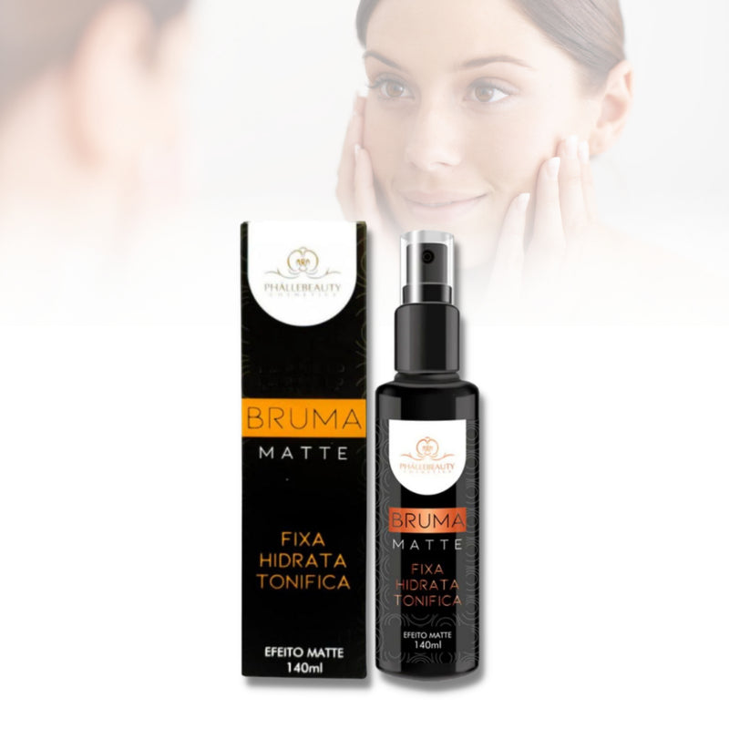 Bruma Matte Facial Phallebeauty - Fixa Hidrata e Tonifica