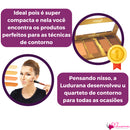Paleta Contorno Facial Quarteto Ludurana