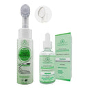 Kit Limpeza Facial Pele Oleosa Acne Skincare Mousse + Serum