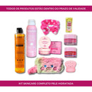 Kit Skincare Pele Hidratada 9 Itens Necessaire